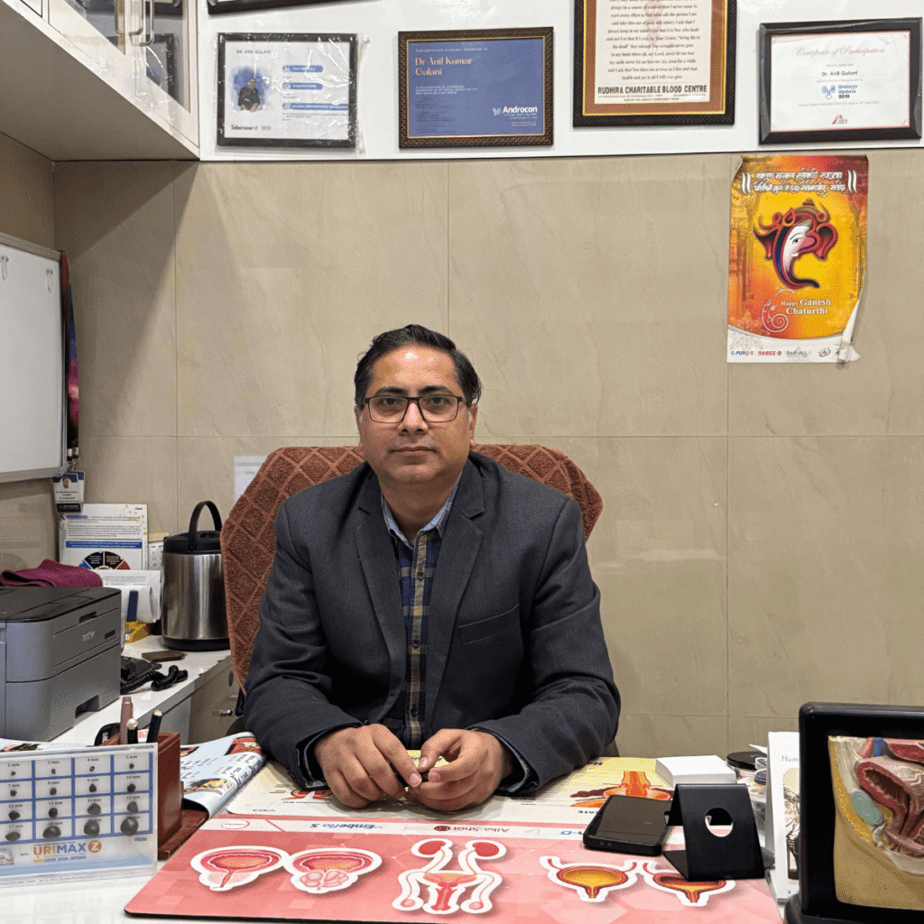 Dr. Anil Gulani, Urology specialist at Sri Kailash Hospital Sri Ganganagar providing kidney stone, prostate and urinary treatment